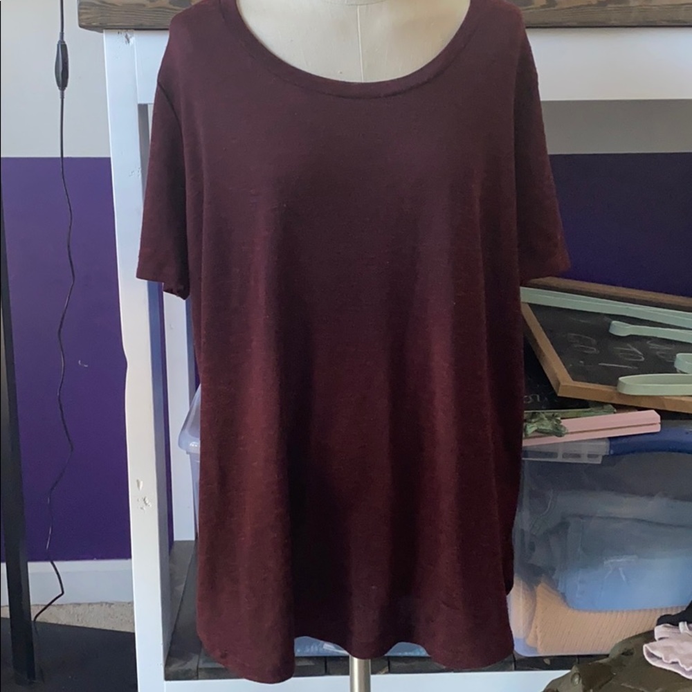 Maroon Tee